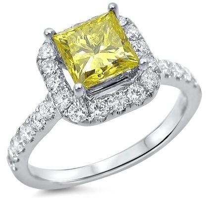 Colored Diamond Engagement Rings