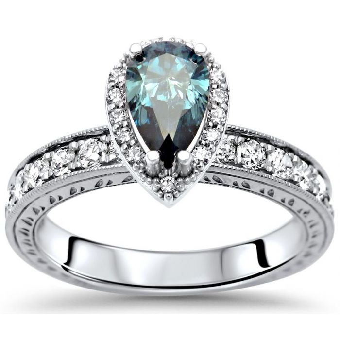 Gabriel & Co Vintage Inspired 14K White Gold Cushion Three Stone Halo  Diamond Engagement Ring ER12785W44JJ - Lauray's The Diamond Center
