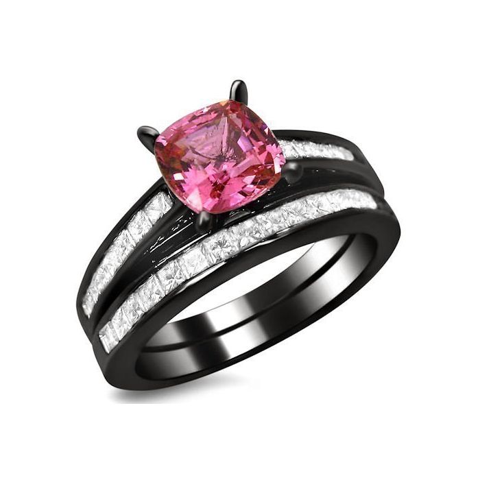 Black N Pink Rings Collection A / 9