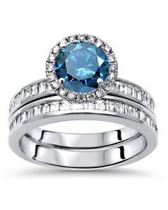 Blue Diamond Rings