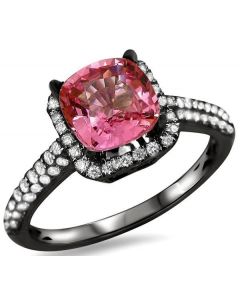 Unique Pink Sapphire Engagement Rings