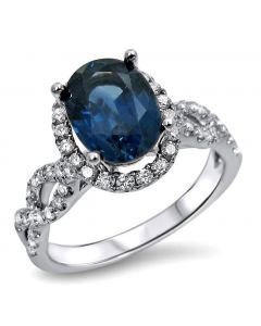 Unique Blue Sapphire Engagement Rings