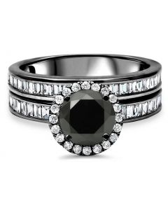 Black Gold Diamond Rings