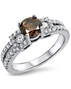 Brown Diamond Engagement Rings