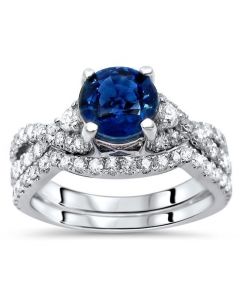 Unique Blue Sapphire Engagement Rings