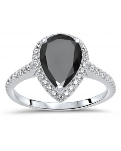 Black Diamond Engagement Rings