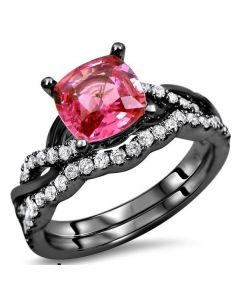 Unique Pink Sapphire Engagement Rings