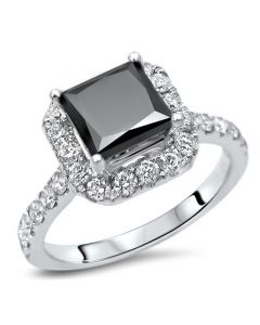 Black Diamond Engagement Rings